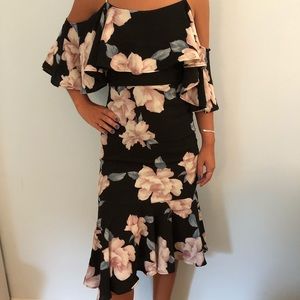 Lulus Floral Midi Dress